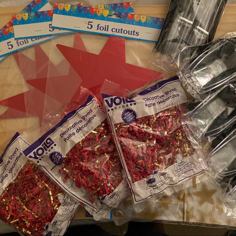 Red & Gold party bundle